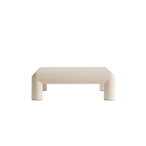 Table Basse FORMARKIVET Cubio 110x110 Beige Clair Semi- Beige