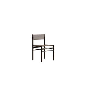 Chaise de Salle à Manger Ferra FORMARKIVET en Chêne Teinté foncé/Sevilla Kalato Marron Foncé