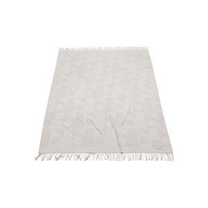 Tapis à Logo Répété FORMARKIVET Blanc meringue/Blanc Poudre