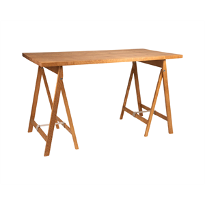 Table à Manger Pliante à Tréteaux Frama , Brun Chaud