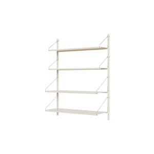 Étagère de Bibliothèque Frama à Section Unique 108,4 x 80 cm , Blanc Chaud