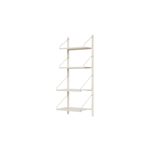 Étagère de Bibliothèque Frama à Section Unique 108,4 x 40 cm , Blanc Chaud