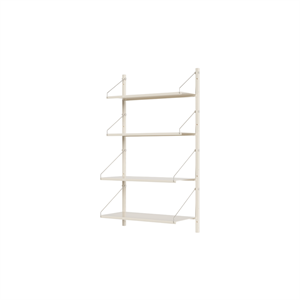 Étagère de Bibliothèque Frama à Section Unique 108,4 x 60 cm , Blanc Chaud