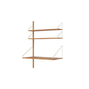 Bibliothèque Frama , Section Bureau Supplémentaire, Étagère 114,8 x 80 Cm, Chêne Naturel