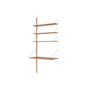 Bibliothèque Frama , Étagère de Bureau Supplémentaire, 185,2 x 80 Cm, Chêne Naturel