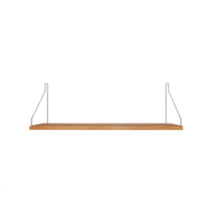 Étagère Simple Frama 20x60 en Chêne Huilé/acier Inoxydable