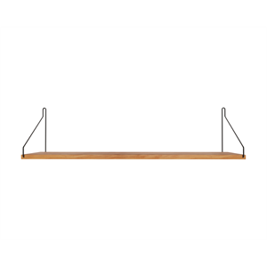 Étagère Simple Frama 20x80 Chêne Naturel/ Noir
