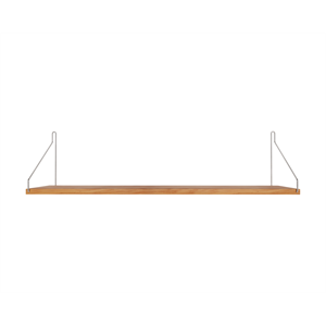 Étagère Simple Frama 20x80 en Chêne Huilé/acier Inoxydable