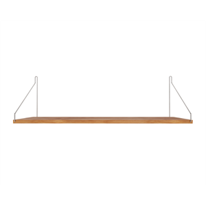 Étagère Simple Frama 27x80 Chêne Huilé/ Acier Inoxydable