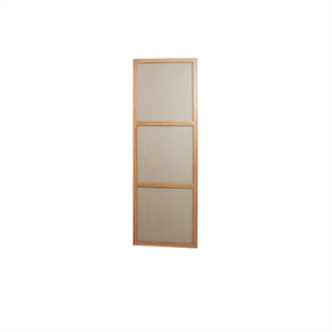 Cloison de Séparation Frama Frame à Un Panneau, Chêne Naturel/lin