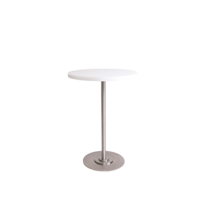 Table à Manger Frama Table 57 Ø55 Blanc/Acier Inoxydable