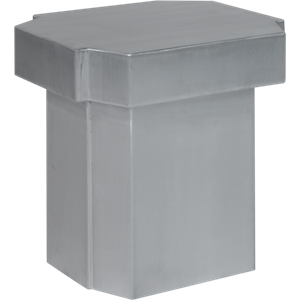 Tabouret Louise Roe Funki 02 en Aluminium Brossé