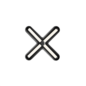 Applique Murale Loom Design Fuzz Noir