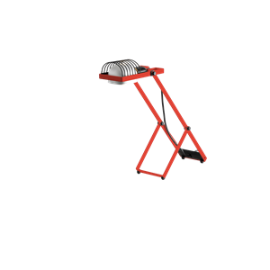 Artemide Sintesi Lampe à Poser Rouge