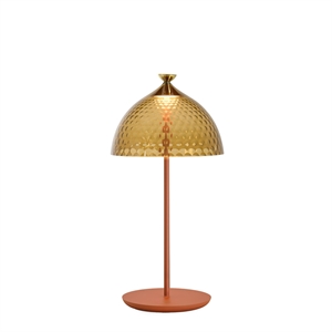 Lampe à Poser Kartell PUMO Ambre/ Rouge Brique