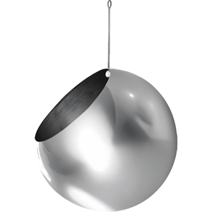 Plante Suspendue en Pot AYTM GLOBE Ø21 Argent