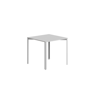 +Table Halle Grid 80x80 Gris clair