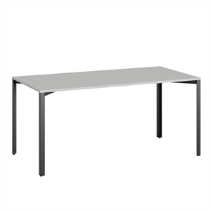 +Table Halle Grid 80x160 Gris clair/ Noir