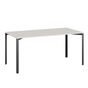 +Table Halle Grid 80x160 Coton Blanc/ Noir