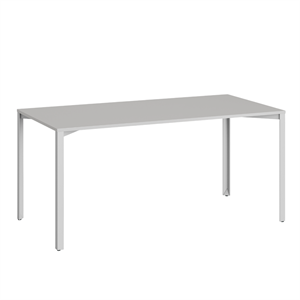 +Table Halle Grid 80x160 Gris clair