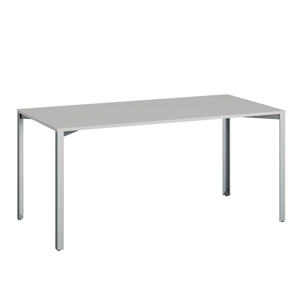 +Table Halle Grid 80x160 Gris Clair/ Bleu Zinc