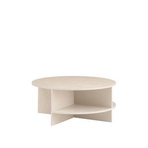 Table Basse Muuto Halves Taupe clair/Terrazzo