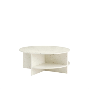 Table Basse Muuto Halves Blanc cassé/Terrazzo