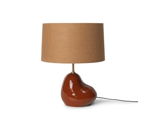 Ferm Living Lampe à Poser Hebe Petit Terre Cuite avec Abat-jour Curry