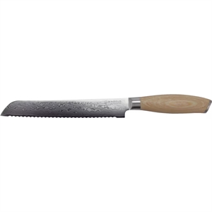 Couteau à pain japonais Mareld Akio 20 cm bois clair