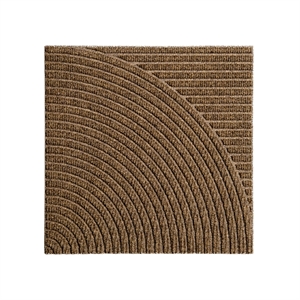Tapis de Porte Horizontal et Circulaire Heymat Zen Beige