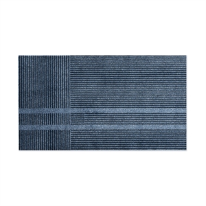 Heymat Løype Paillasson 85x150 Bleu Orage