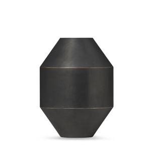 Fredericia Furniture Hydro Vase H20 cm en Laiton Oxydé Noir