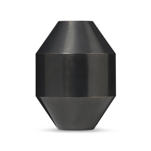 Fredericia Furniture Hydro Vase H30 cm en Laiton Oxydé Noir