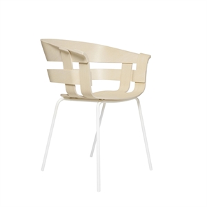 Design House Stockholm Wick Chaise de Salle à Manger Frêne/Blanc