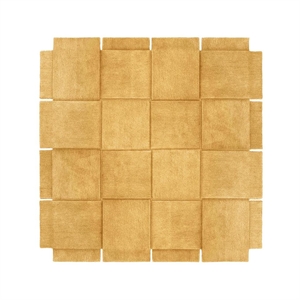 Tapis Basket Design House Stockholm 245x245 Jaune Ocre