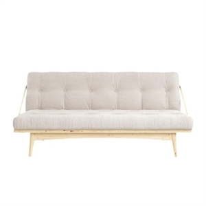 Canapé Karup Folk avec Matelas 5 Couches 510 Ivoire/Brut