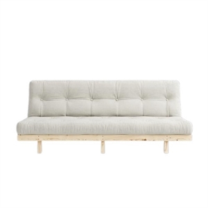 Canapé-lit Karup Lean avec Matelas 5 Couches 130x190 Naturel/Brut
