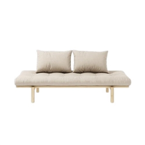 Lit de Jour Karup Pace avec Matelas 4 Couches 747 Beige
