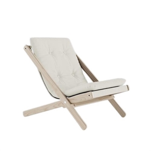 Fauteuil Karup Boogie M. Matelas 701 Hêtre Naturel/brut