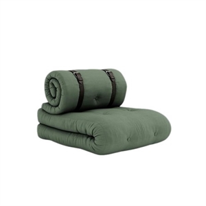 Fauteuil Karup Buckle-Up avec Matelas et Ceinture 756 Vert Olive/ Brun