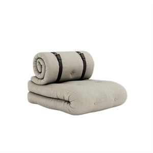 Fauteuil Karup Buckle-Up avec Matelas et Ceinture 914 Lin/ Brun