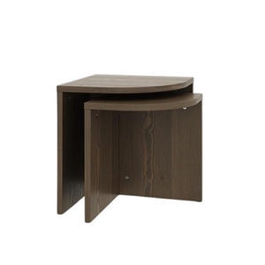Ensemble de Table D'appoint Karup Combine, Brun Caroube