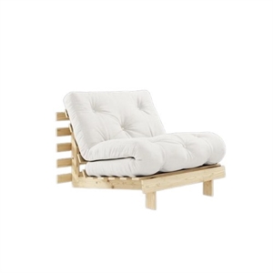 Canapé-lit Karup Roots avec Matelas 90x200 701 Naturel/Brut