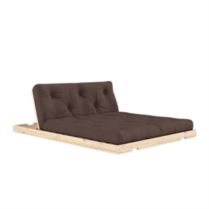 Canapé-lit Convertible Karup 140x200 Brut/715 Marron