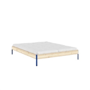 Cadre de Lit Karup Core 160x200 Brut/Bleu Vif
