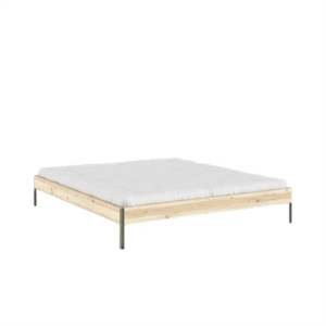 Cadre de Lit Karup Core 180x200 Brut/Vert Sauge