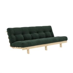 Canapé-lit Karup Lean avec Matelas Alpha 130x200 Algues/Brut