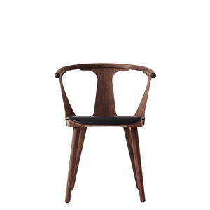 &Tradition In Between SK2 Dining Table Noyer/ Cuir Noir