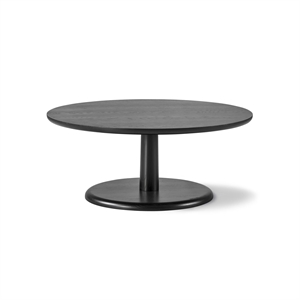Fredericia Furniture Pon Table Basse Chêne Laqué Noir Ø90 cm