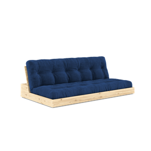 Karup Design Base Canapé Lit Avec Matelas 5 Couches Transparent/Bleu Royal